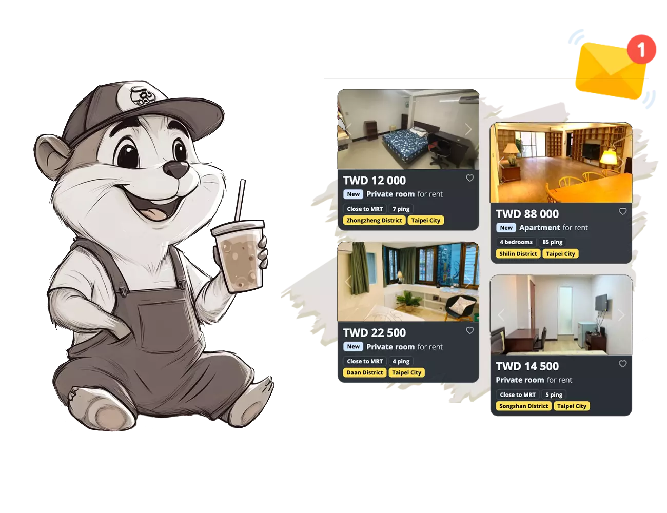 Don't miss any property matching your search!