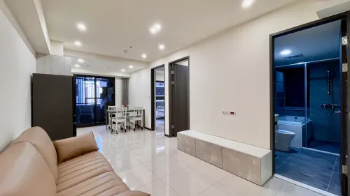 2 bedrooms apartment for rent in Zhongli District, Taoyuan City | NT$ 28 000 | 17 ping slide 3