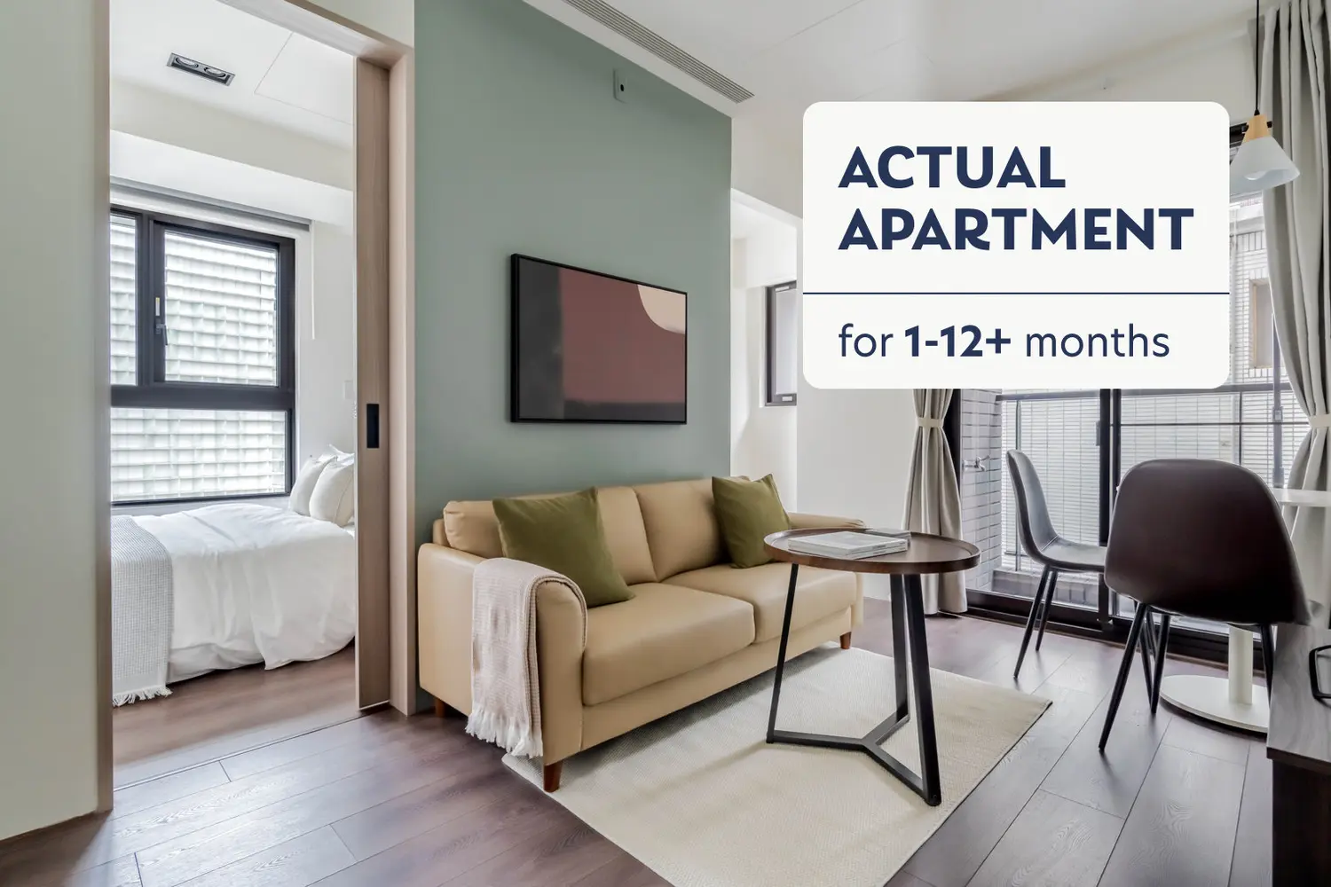 1 room apartment for rent in Zhongshan District, Taipei City | NT$ 96 010 | 12 ping slide 0
