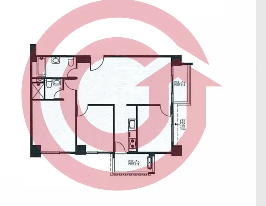 3 房 淡水區, 新北市公寓出租 | NT$ 29 500 | 53 坪 slide 0