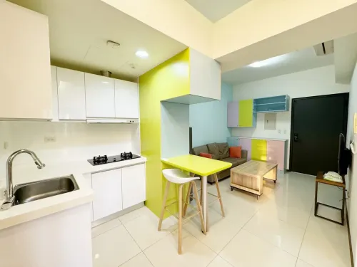 2 bedrooms apartment for rent in Xitun District, Taichung City | NT$ 28 000 | 14 ping slide 1