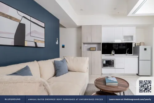 1 room apartment for rent in Xinyi District, Taipei City | NT$ 66 510 | 16 ping slide 1