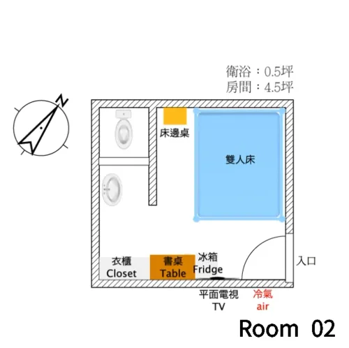 Private room for rent TWD 14 500 - Yunhe St - 9 bedrooms