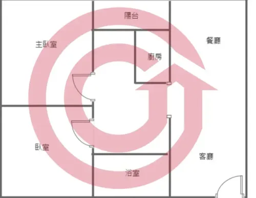 Apartment for sale NT$ 11 800 000 - Section 3, Xinshi 1st Road - 2 bedrooms