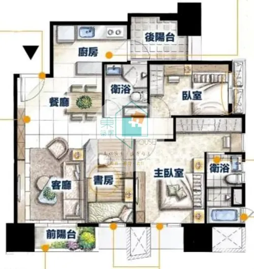 公寓 出售 TWD 13 390 000 - 永華路二段 - 3 房