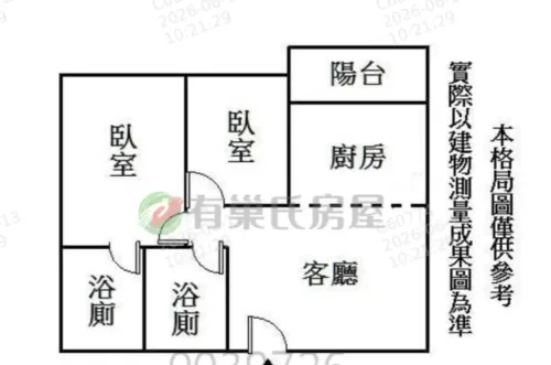 公寓 出租 NT$ 22 000 - 新市三路一段 - 2 房