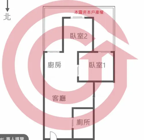 Apartment for sale NT$ 9 680 000 - Section 1, Xinshiyi Road - 2 bedrooms
