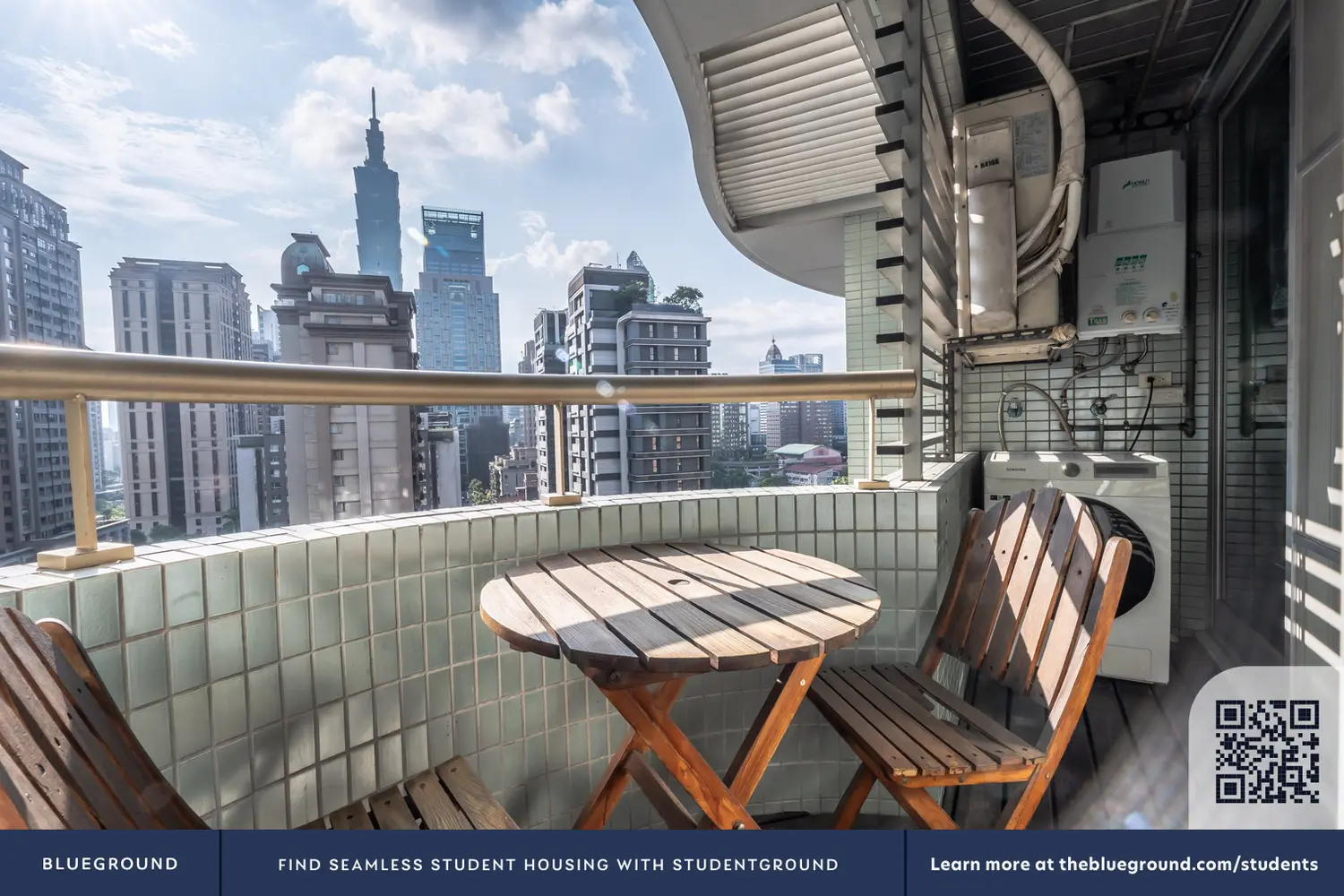 1 room apartment for rent in Xinyi District, Taipei City | NT$ 102 350 | 17 ping slide 4