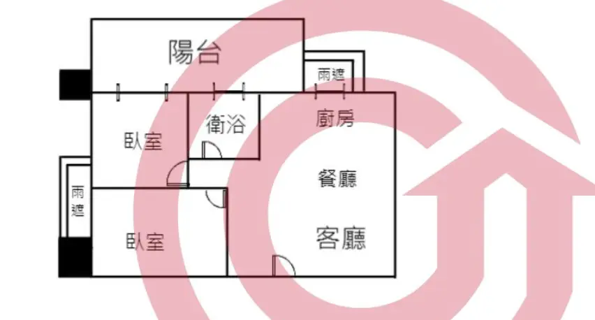 2 房 淡水區, 新北市公寓出售 | NT$ 13 880 000 | 16 坪 slide 0