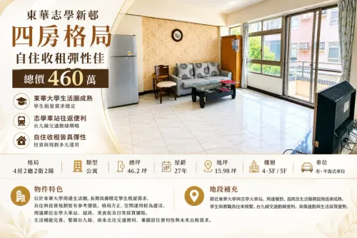 Apartment for sale NT$ 4 600 000 - 志學新邨 - 4 bedrooms