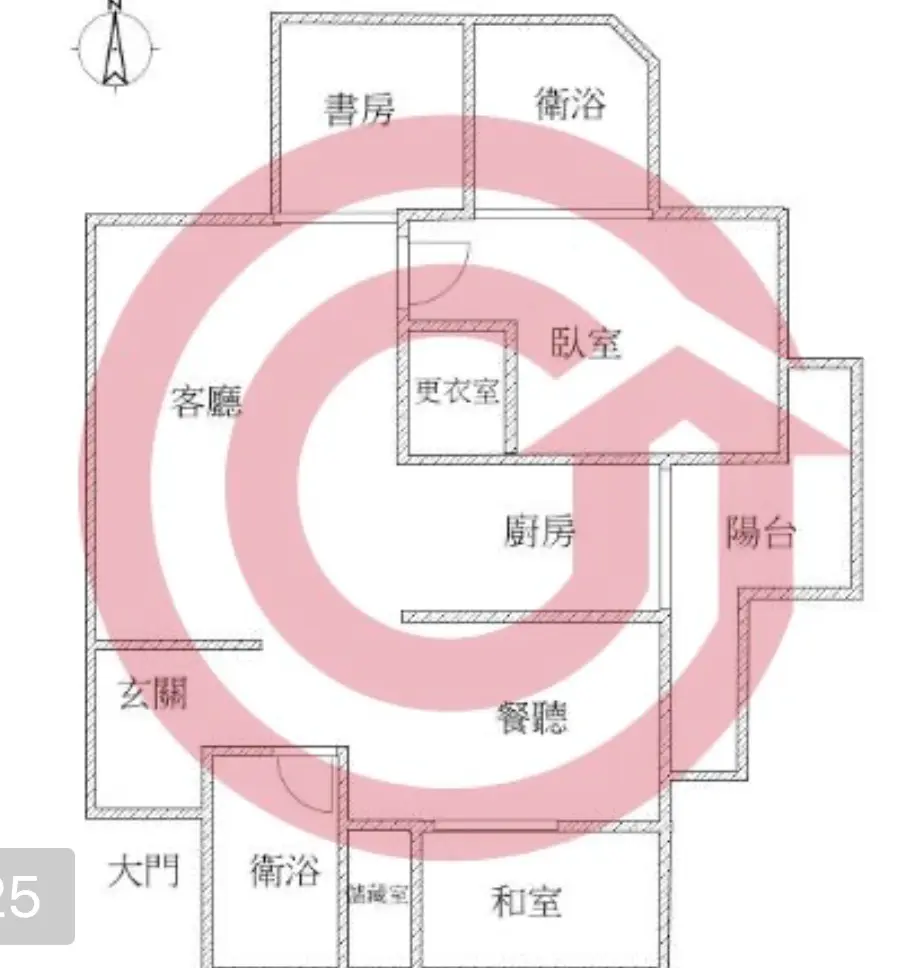 4 bedrooms apartment for sale in Tamsui District, New Taipei City | NT$ 18 580 000 | 33 ping slide 0