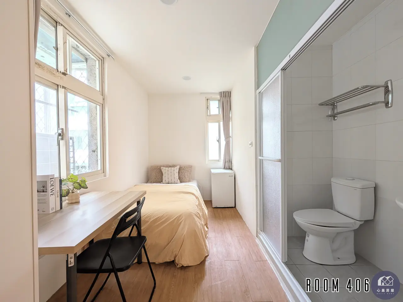 1 room apartment for rent in Zhongzheng District, Taipei City | NT$ 13 800 | 3 ping slide 0