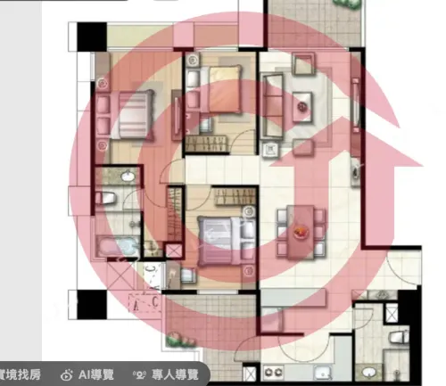 Apartment for sale NT$ 25 200 000 - Lane 126, Section 1, Shalun Road - 3 bedrooms