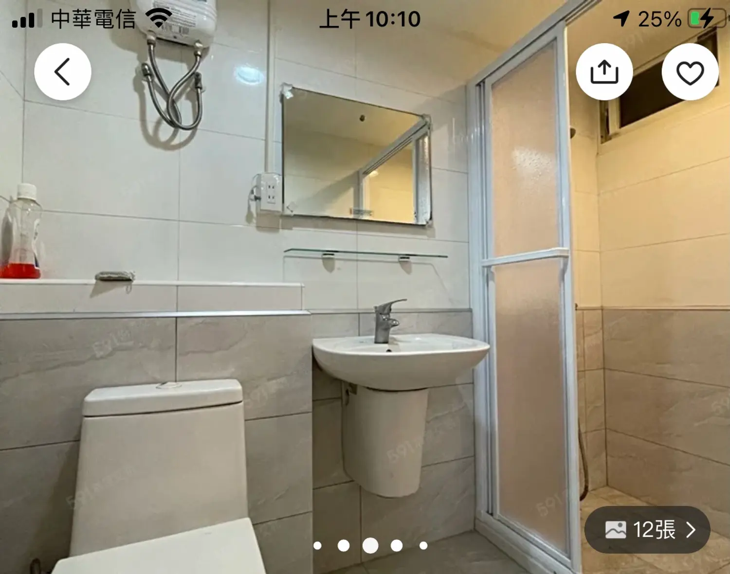Studio apartment for rent TWD 25 000 - 10 ping - Wanhua District,Taipei City slide 2