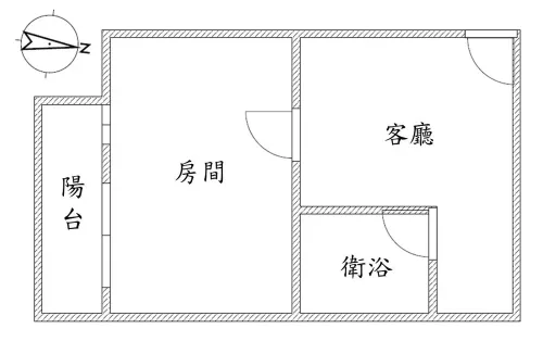 Apartment for rent TWD 22 800 -  - 1 room