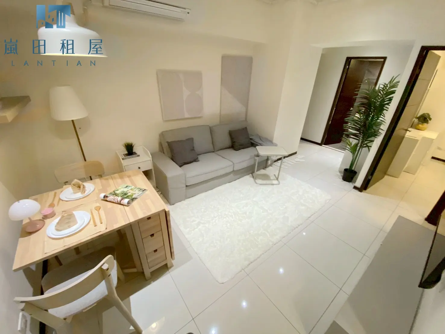 2 bedrooms apartment for rent in Qingshui District, Taichung City | NT$ 20 000 | 16 ping slide 0