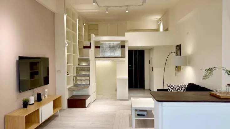 Studio apartment for rent in Daan District, Taipei City | NT$ 38 000 | 12 ping slide 0