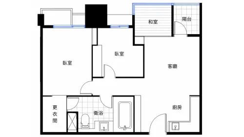 Apartment for sale NT$ 28 000 000 - Section 3, Wenxin Road - 2 bedrooms