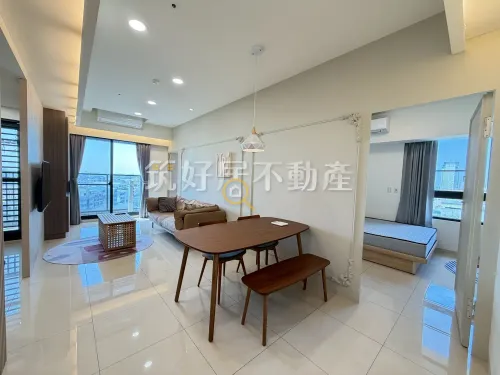 2 bedrooms apartment for rent TWD 33 800 - 20 ping - West Central District, Tainan City slide 3