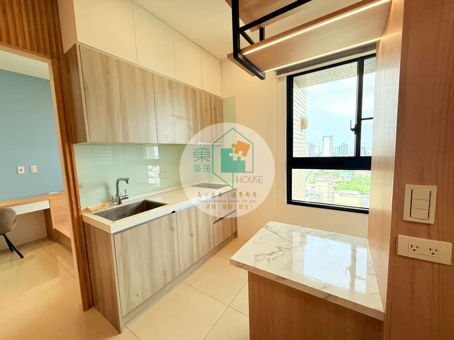 2 bedrooms apartment for rent TWD 28 800 - 13 ping - West Central District,Tainan City slide 2