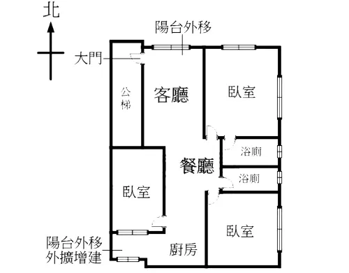 Apartment for sale TWD 30 880 000 - Alley 8, Lane 177, Section 5, Minsheng East Road - 3 bedrooms