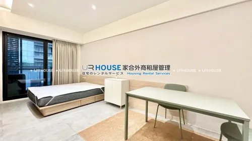1 room apartment for rent in Zhongshan District, Taipei City | NT$ 47 000 | 9 ping slide 1