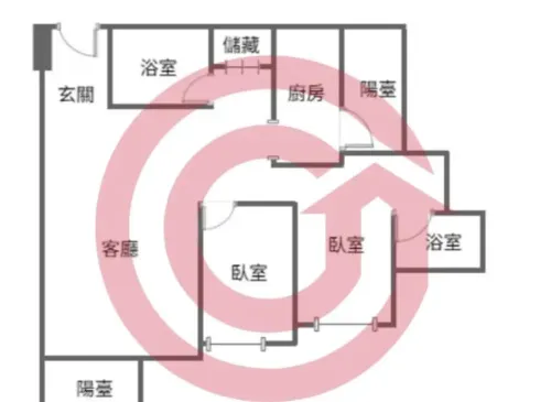 Apartment for sale NT$ 16 800 000 - Section 3, Xinshier Road - 2 bedrooms