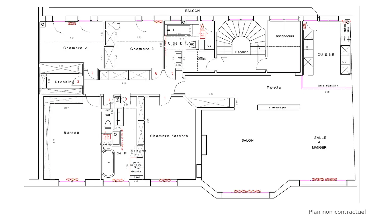 3 bedrooms apartment for sale in 17th arrondissement, Paris | € 2 180 000 | 53 ping slide 9