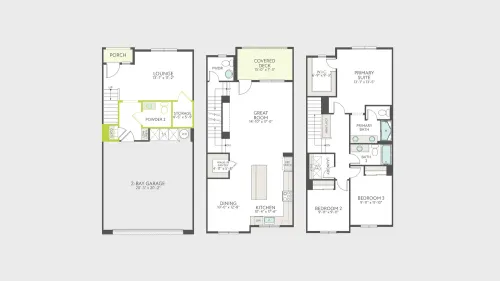 3 房 奇諾, 大洛杉磯地區・聖貝納迪諾郡聯排住宅出售 | US$ 649 900 | 59 坪 slide 15