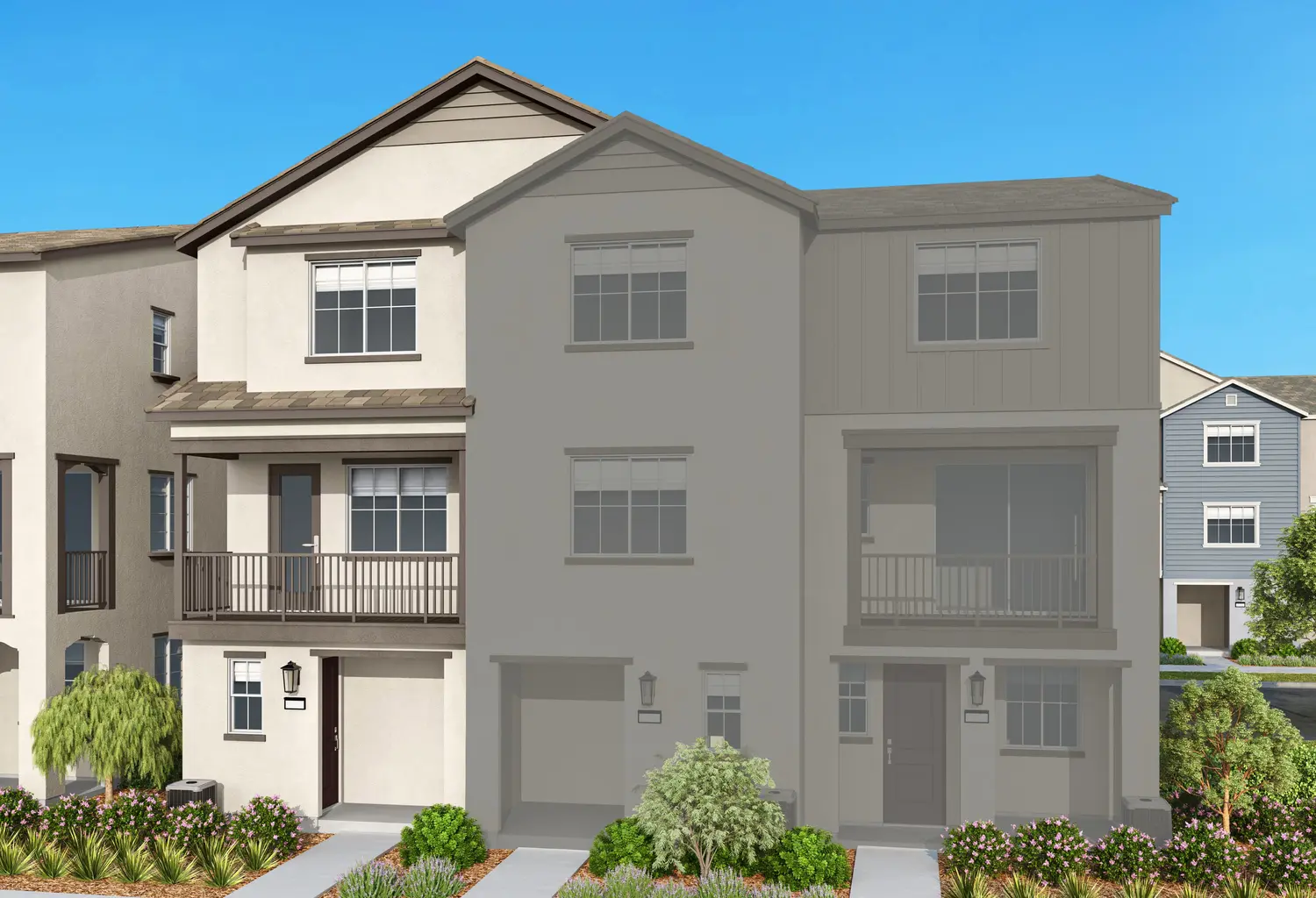 3 bedrooms townhome for sale in San Bernardino County, Chino | US$ 581 600 | 47 ping slide 1