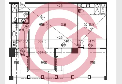 Apartment for sale NT$ 26 000 000 - Section 1, Shalun Road - 2 bedrooms