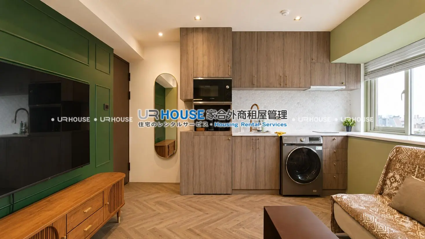 1 room apartment for rent in Zhongshan District, Taipei City | NT$ 42 000 | 10 ping slide 0