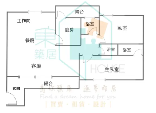 公寓 出售 TWD 10 880 000 - 永華六街 - 3 房