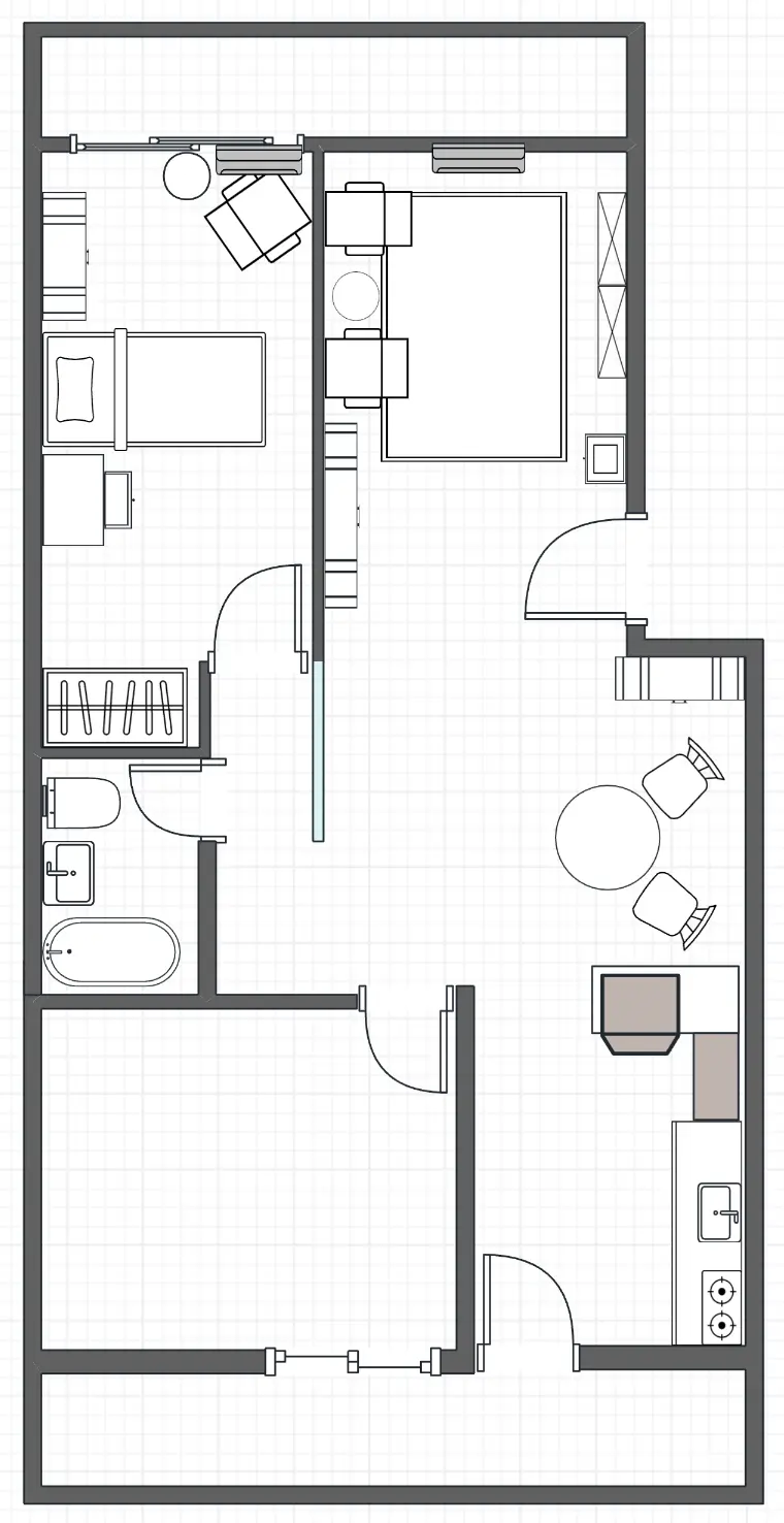 2 bedrooms apartment for rent in Shilin District, Taipei City | NT$ 26 800 | 22 ping slide 10