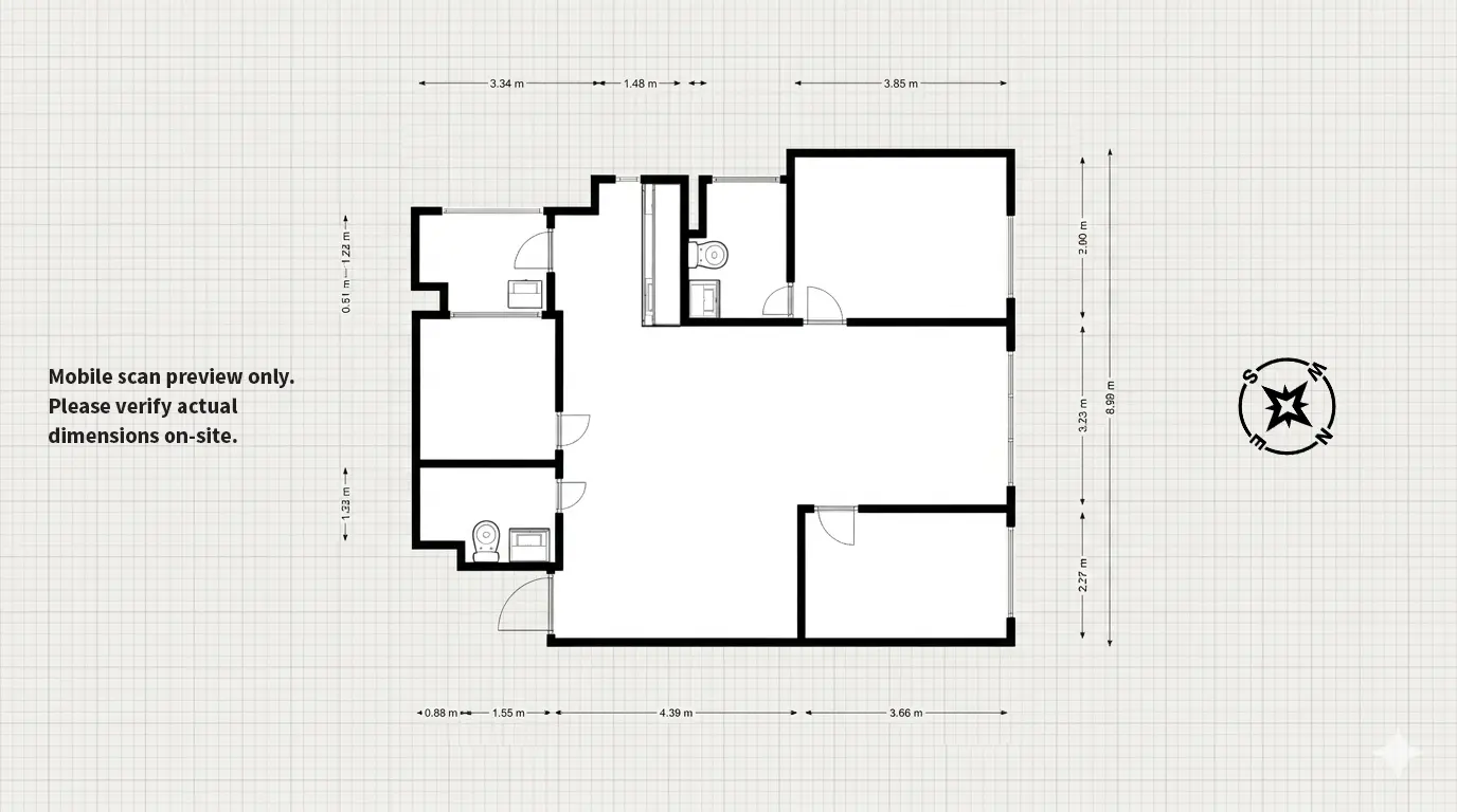 3 bedrooms apartment for rent in Zhongli District, Taoyuan City | NT$ 34 000 | 26 ping slide 18