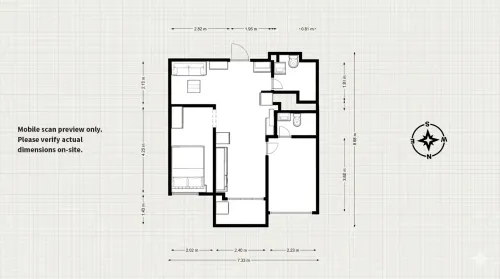 2 bedrooms apartment for rent in Zhongli District, Taoyuan City | NT$ 25 000 | 16 ping slide 13