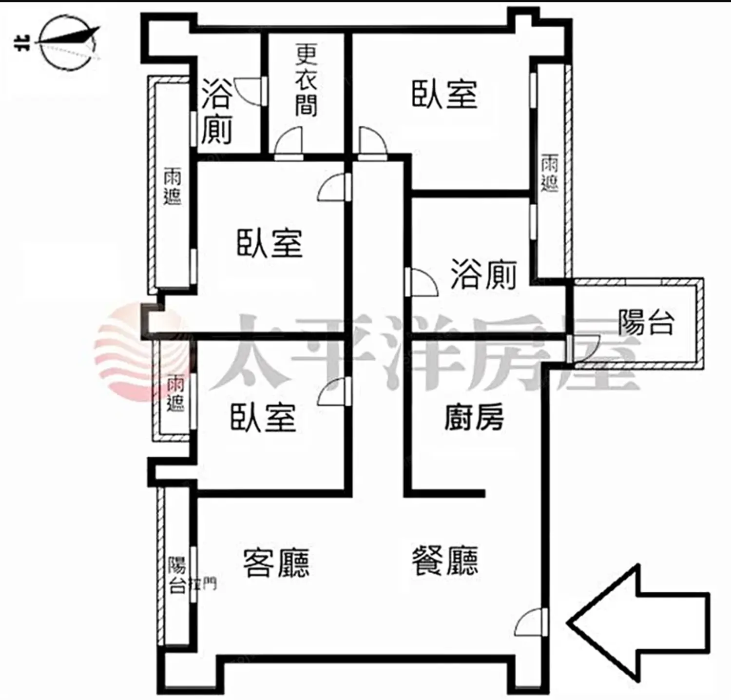 3 bedrooms apartment for rent TWD 85 000 - 34 ping - Shilin District,Taipei City slide 16