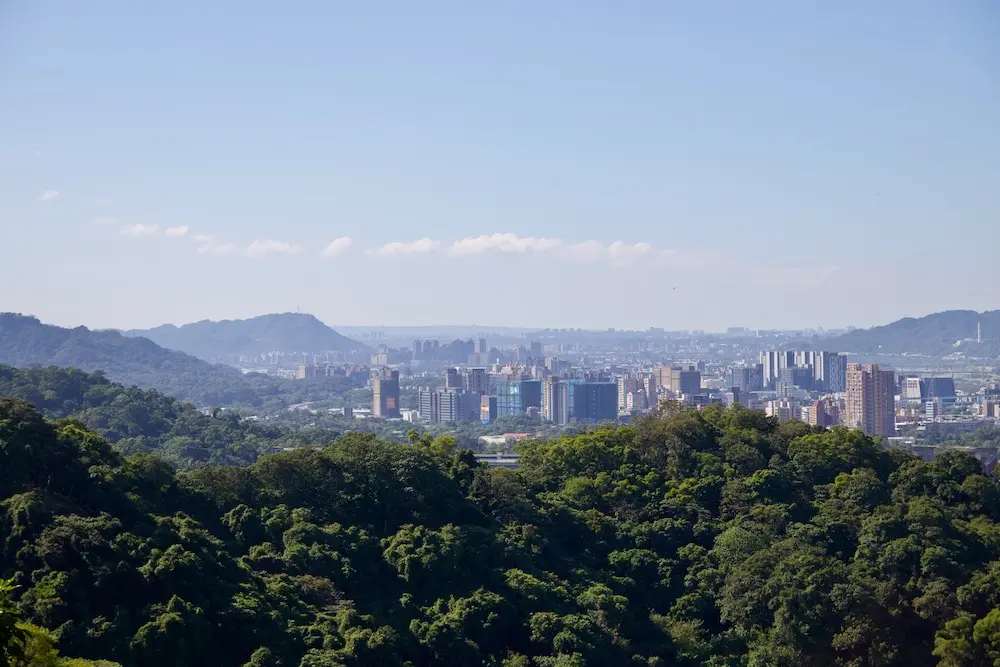 View from Tucheng district in New Taipei
